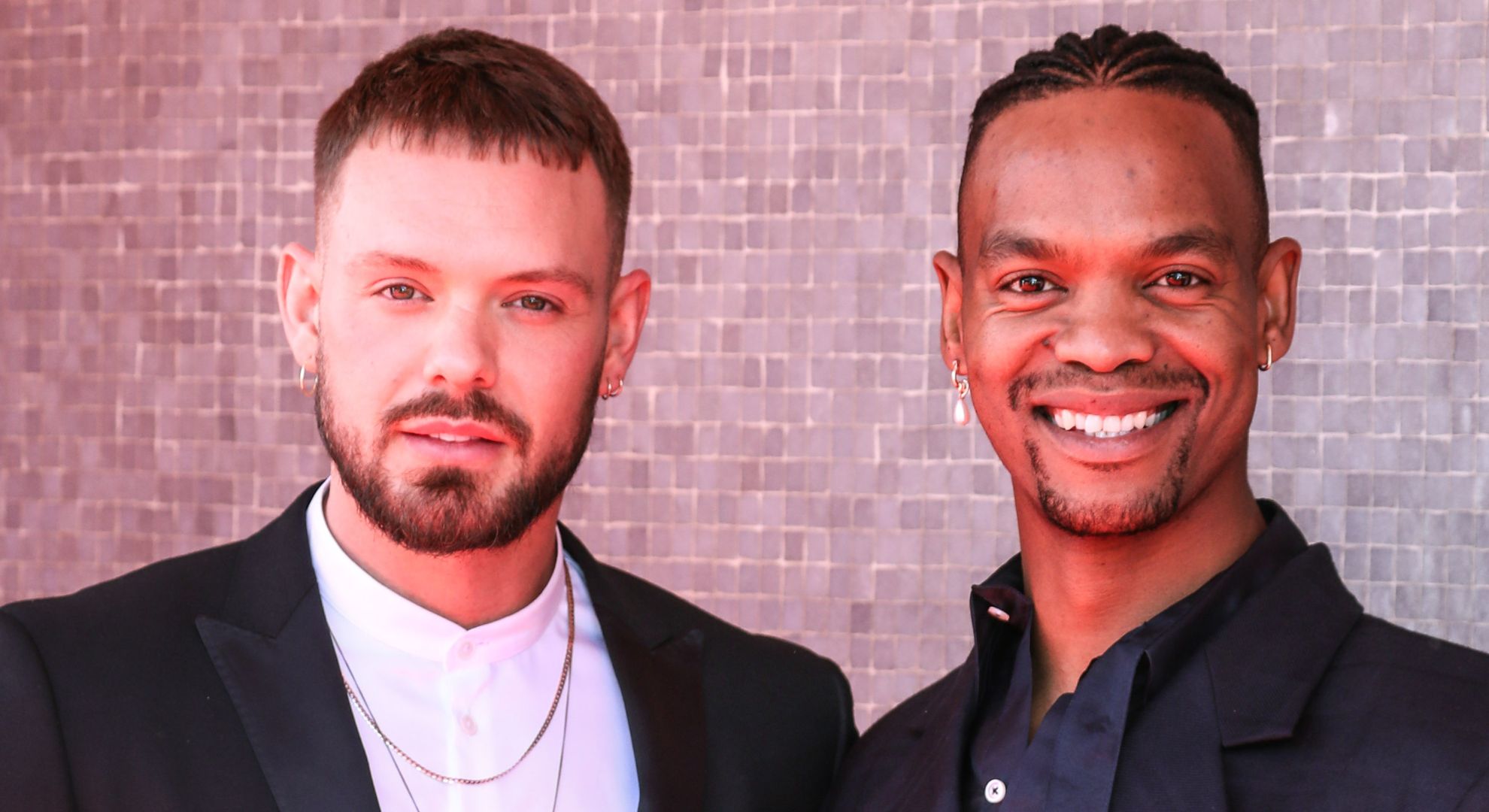 John and Johannes posing