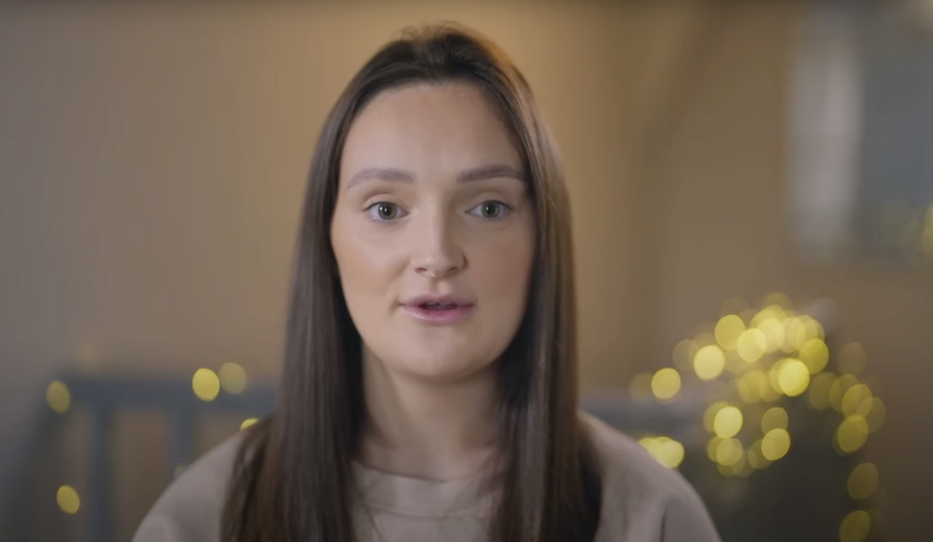 Millie Radford talking on camera for 22 Kids and Counting