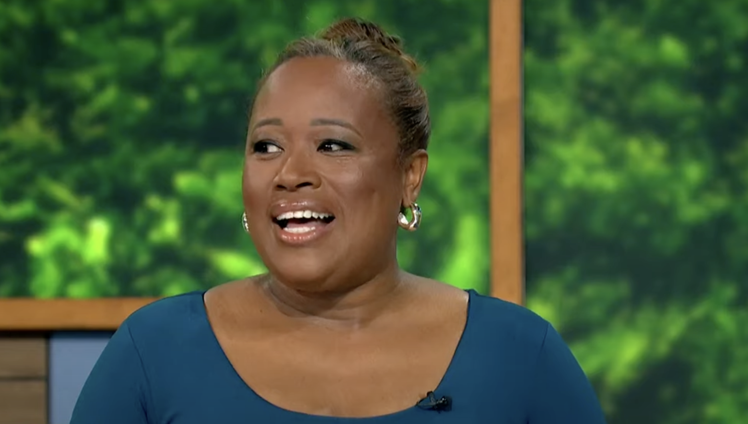 Charlene White announces Loose Women Talkathon live on air 