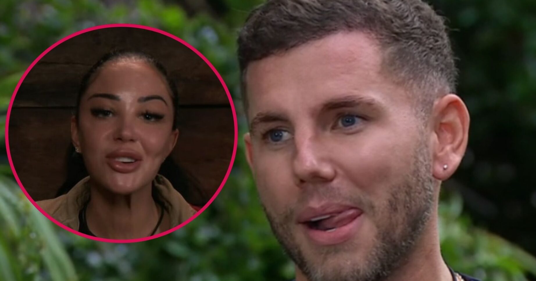 Tulisa and Dean on I'm A Celeb