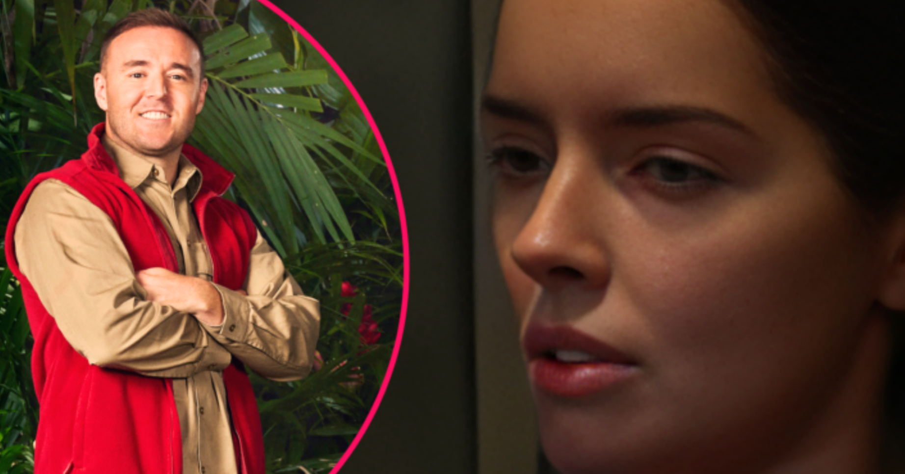 Alan Halsall and Maura Higgins on I'm A Celebrity