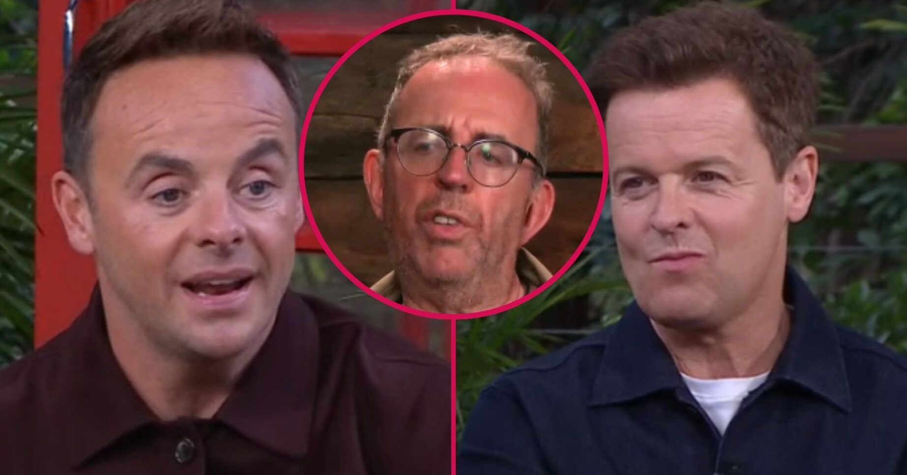Ant and Dec on I'm A Celebrity with Richard Coles