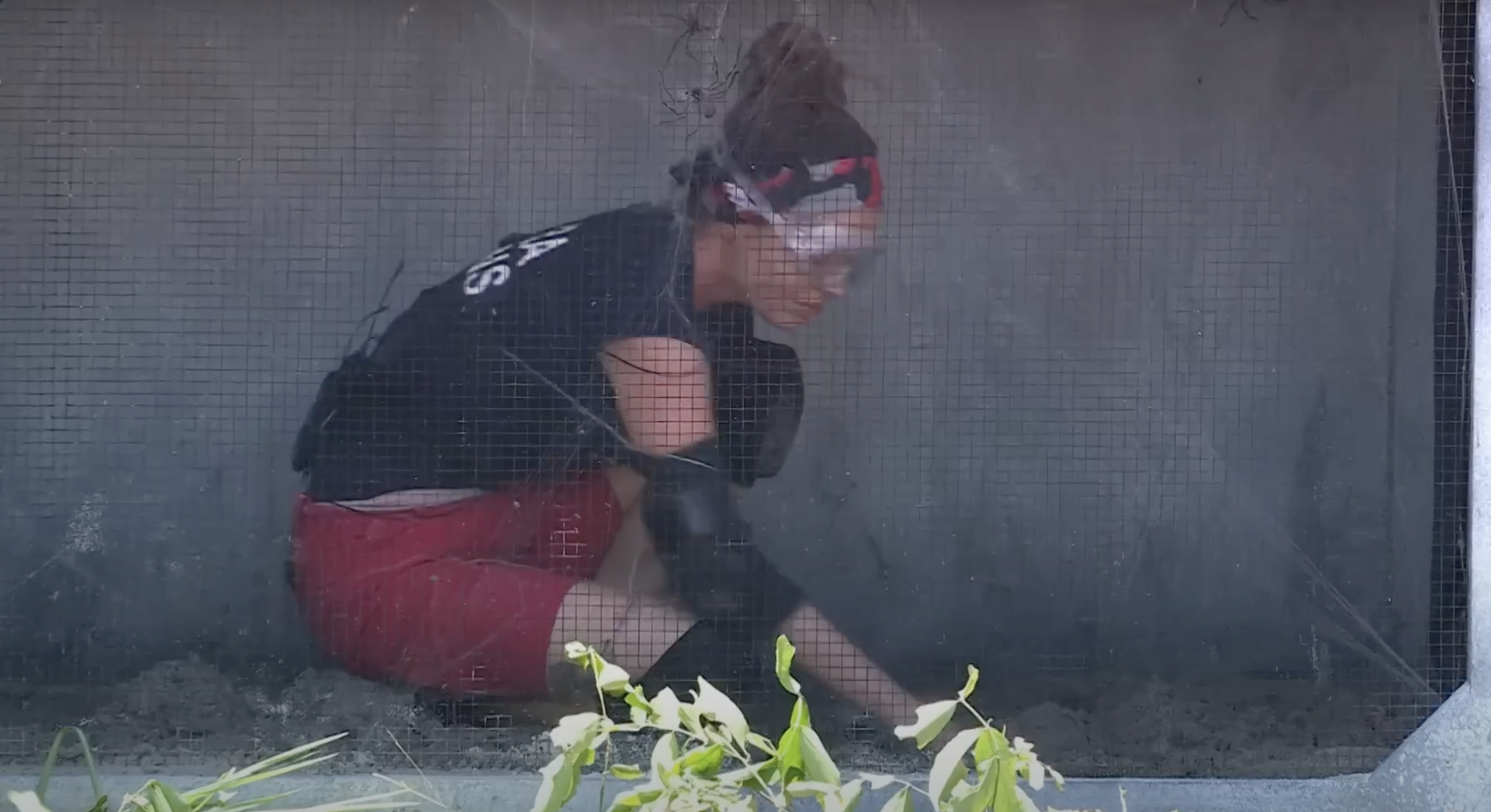 Maura Higgins during trial on I'm A Celebrity