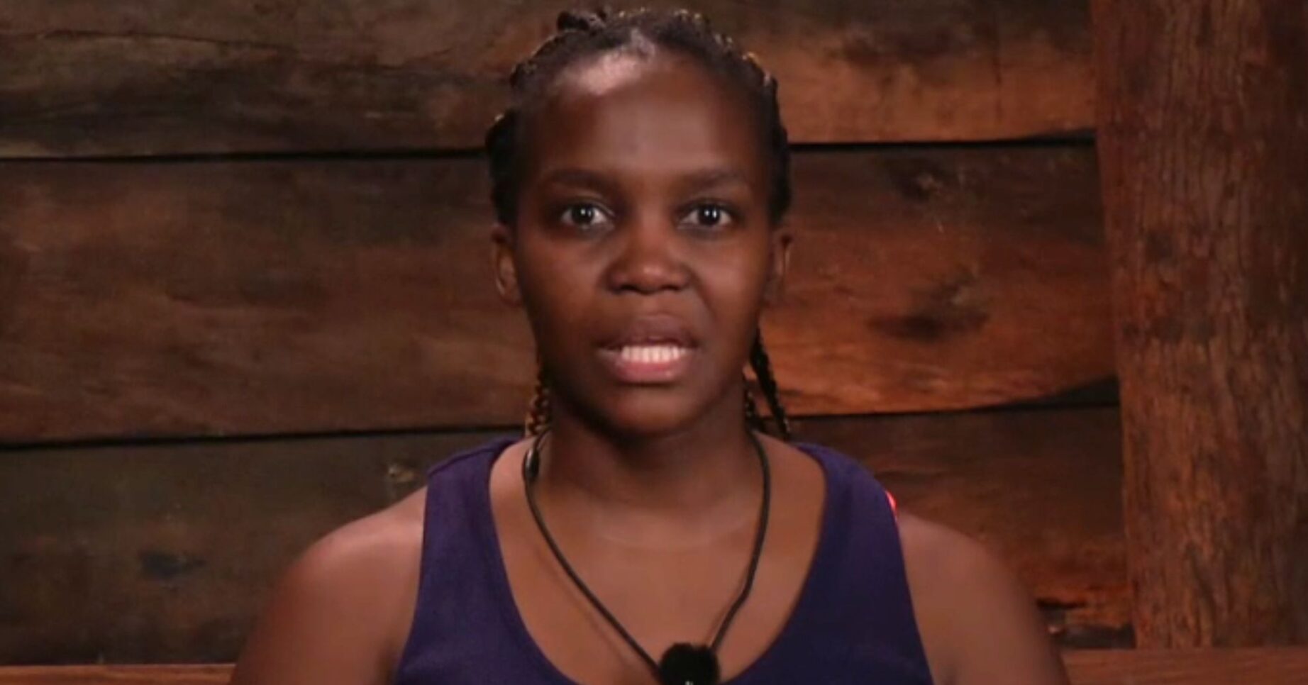 Oti Mabuse talking in the Bush Telegraph on I'm A Celebrity