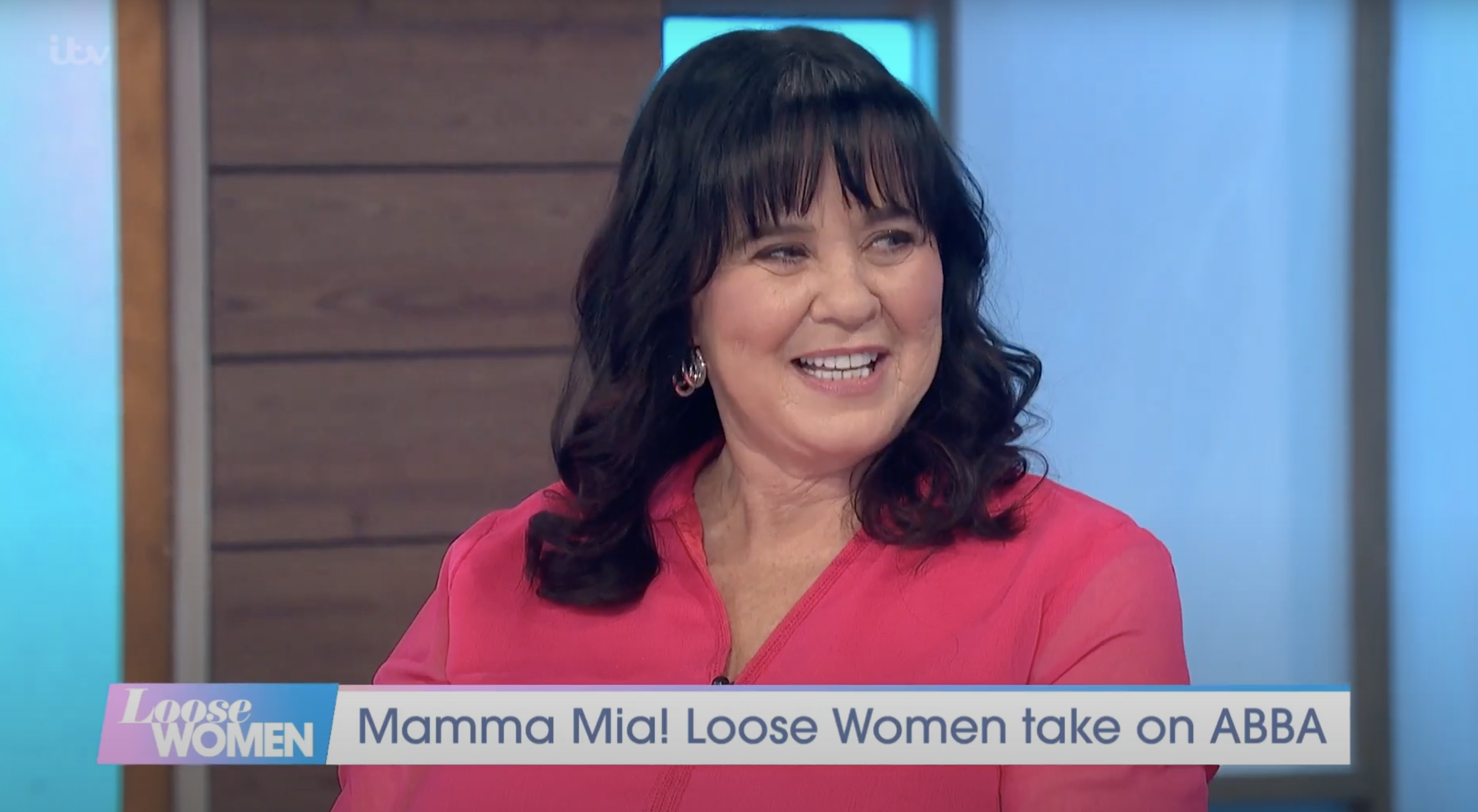 Coleen Nolan smiling on Loose Women