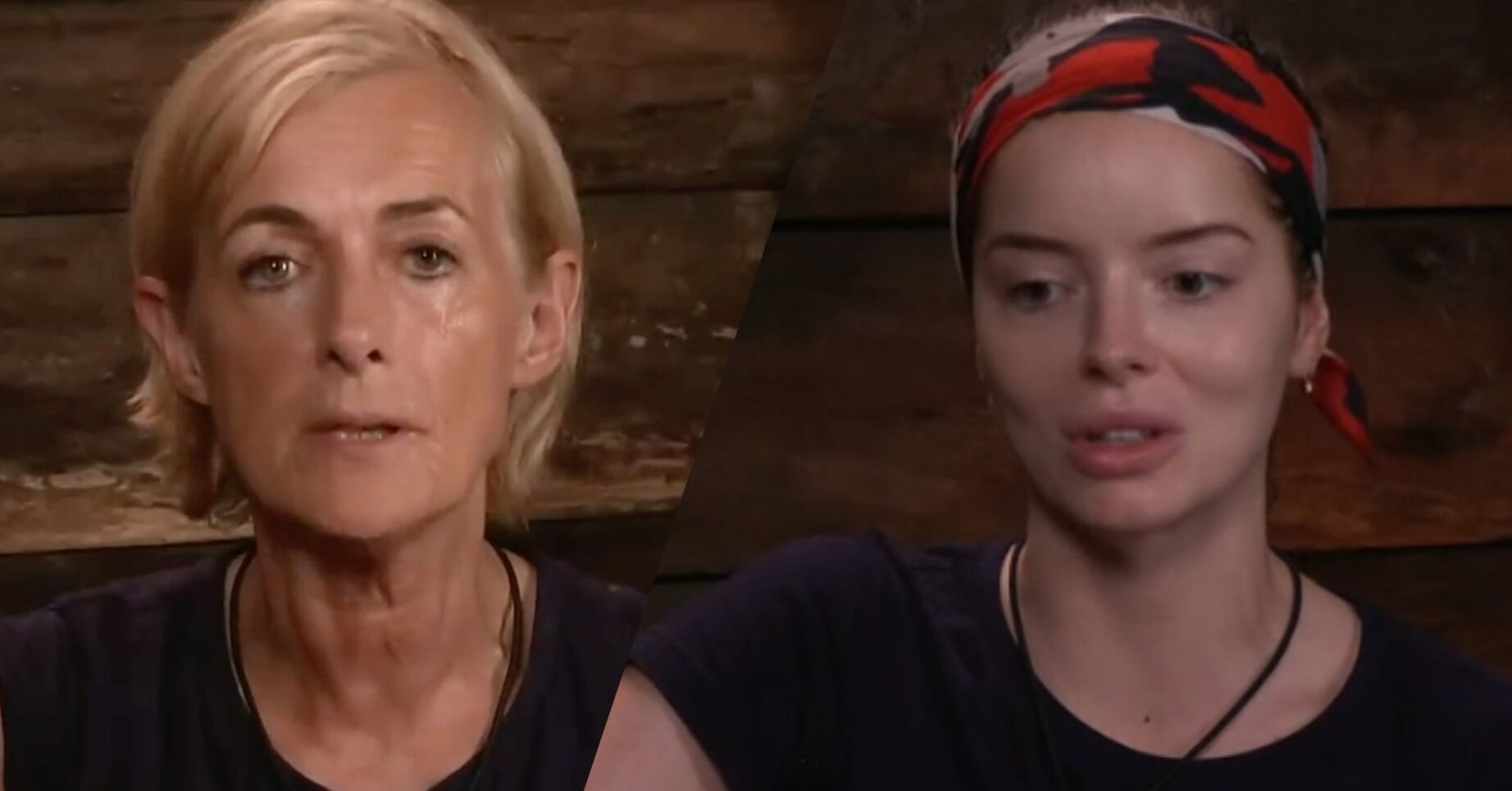 ED! composite of Jane Moore and Maura Higgins in Bush Telegraph on I'm A Celebrity