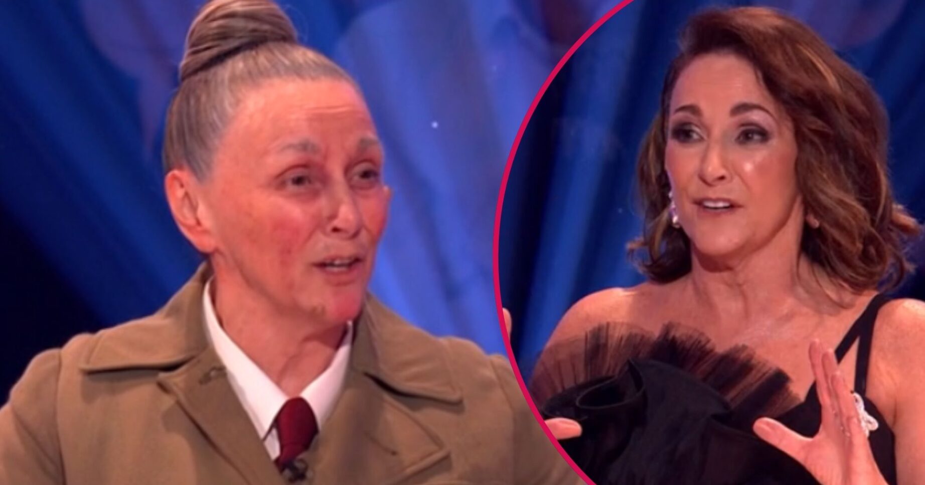 ED! composite of Shirley Ballas as Miss Trunchbull on Strictly and on the show last week