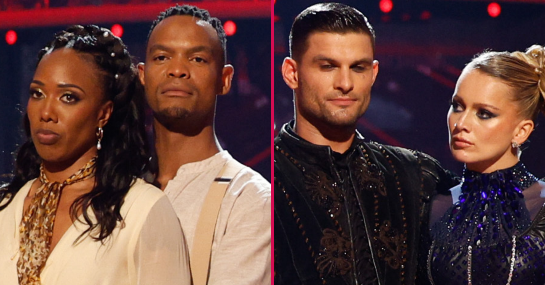 Montell and Johannes and Aljaz and Tasha on Strictly