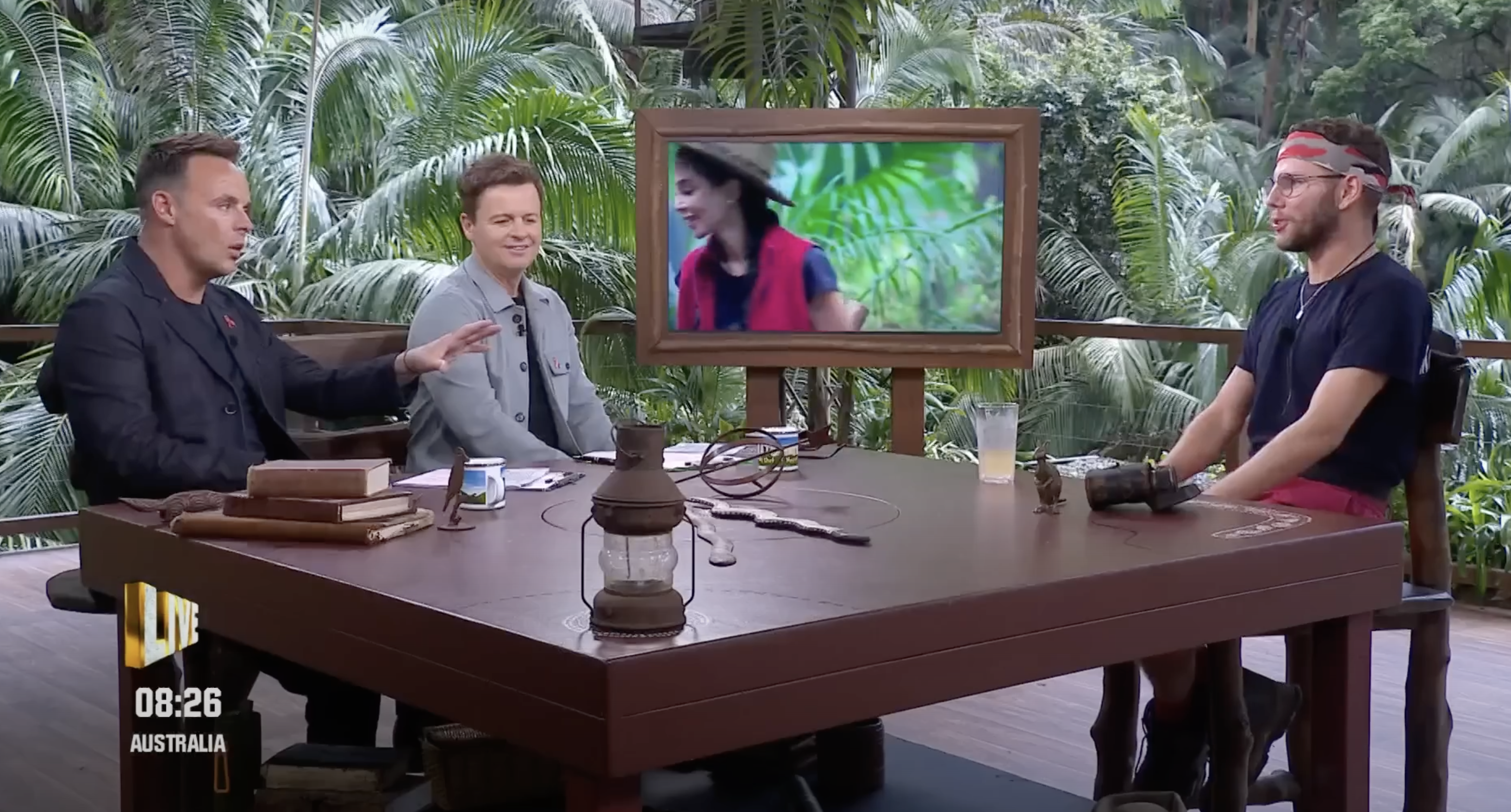 Dean McCullough had a chat with Ant and Dec on I'm A Celebrity after his elimination. 