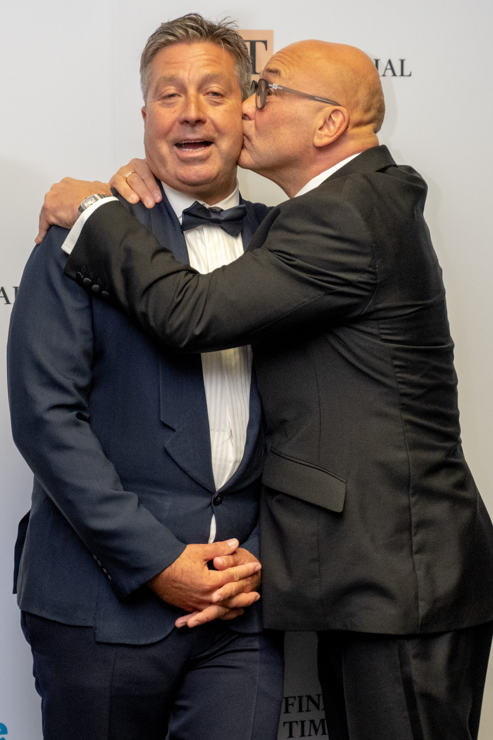 Gregg Wallace and John Torode on the red carpet