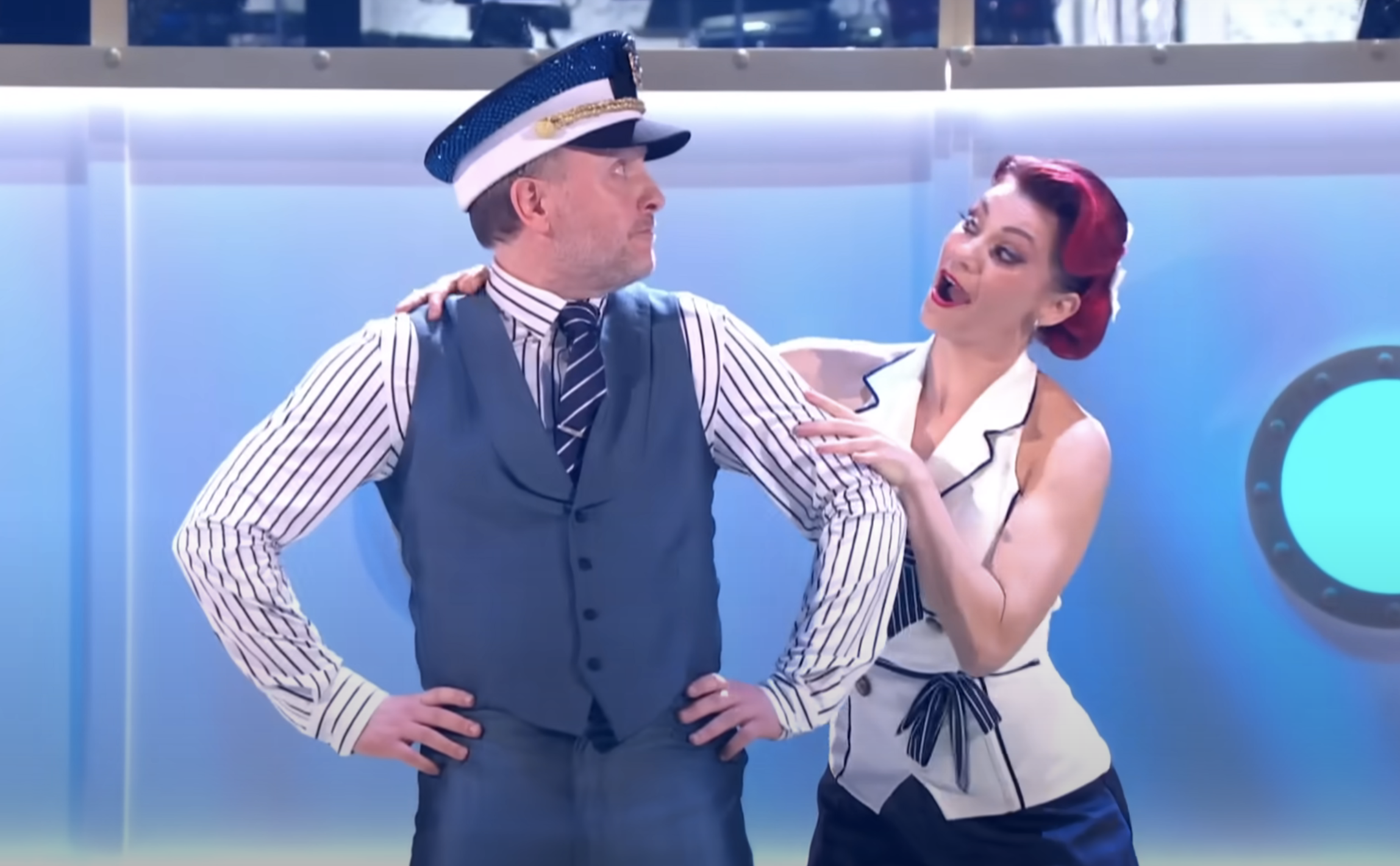 Chris McCausland and Dianne Buswell on Strictly Come Dancing