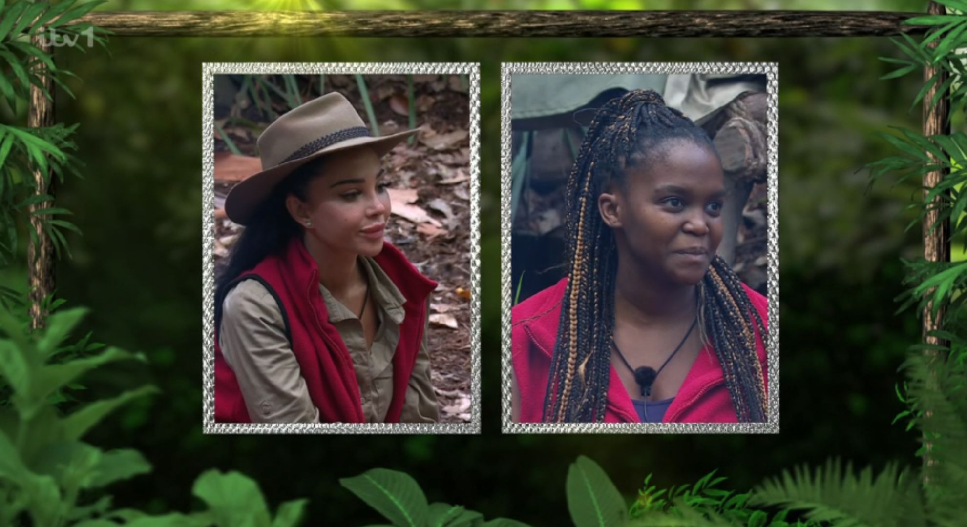 Tulisa Contostavlos and Oti Mabuse in bottom two on I'm A Celebrity