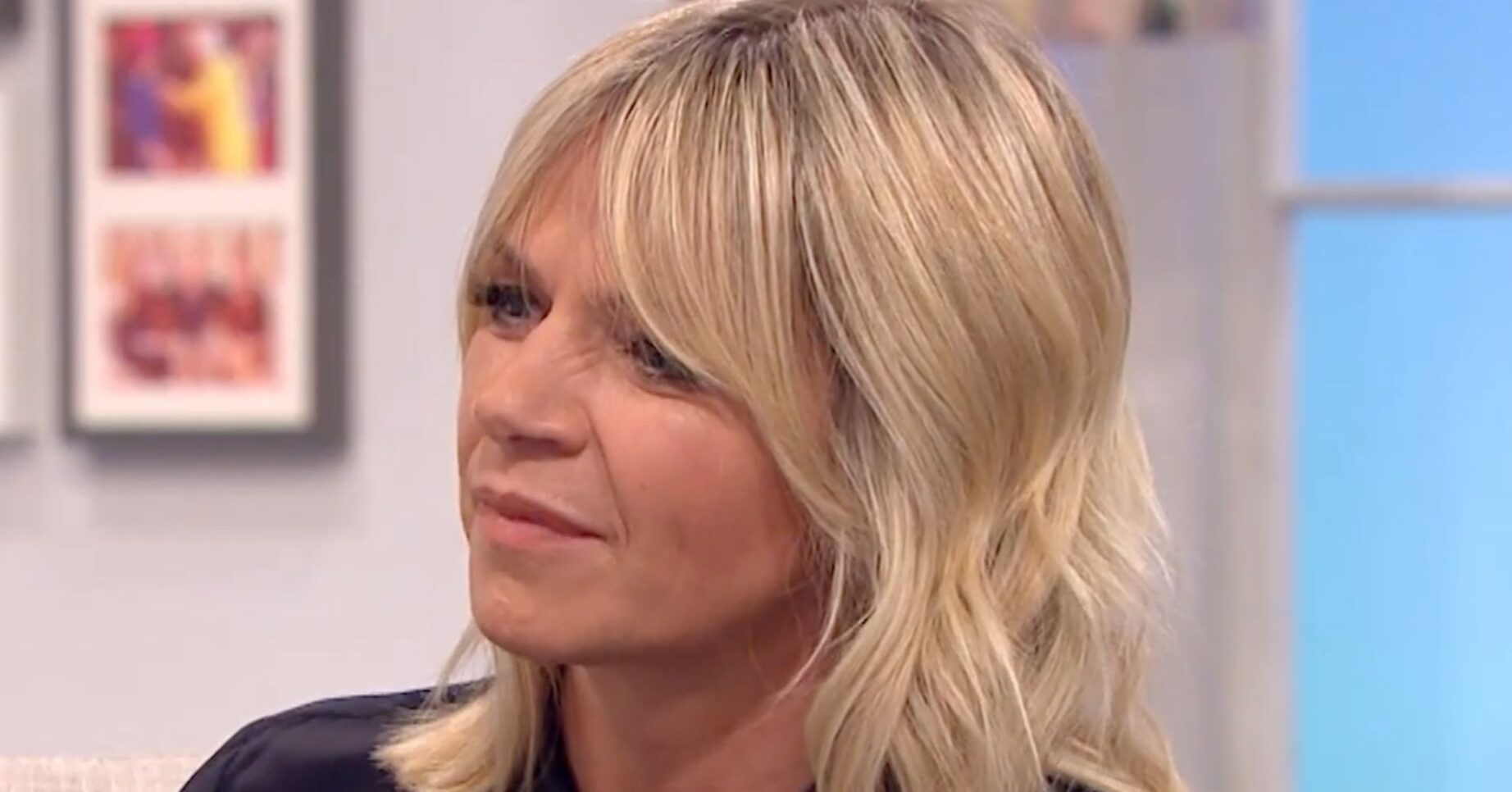 Zoe Ball speaking on Lorraine