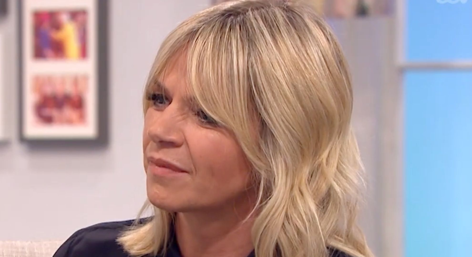 Zoe Ball speaking on Lorraine