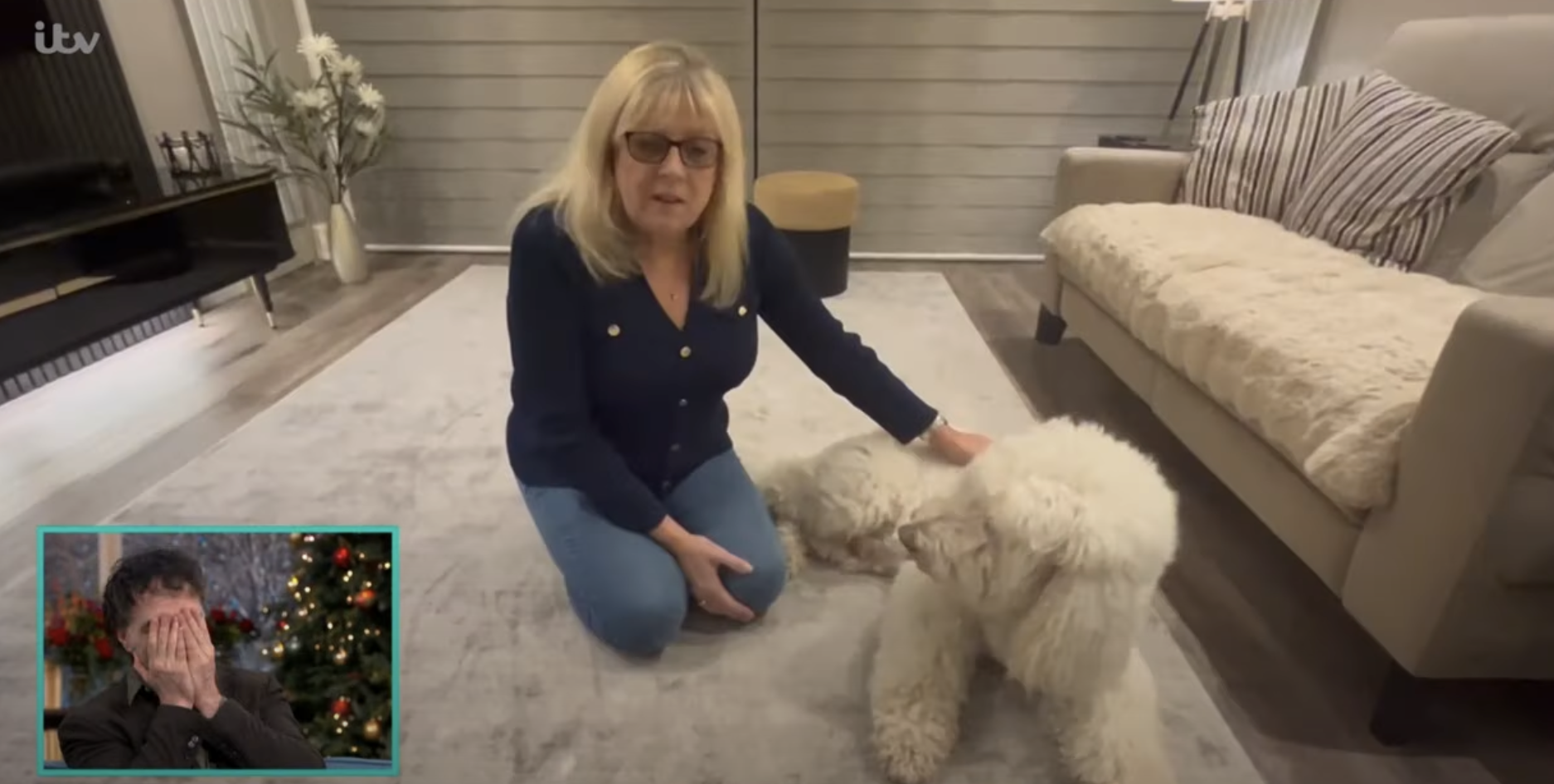 Noel Fitzpatrick gets teary eyed on This Morning alongside a woman and her dog