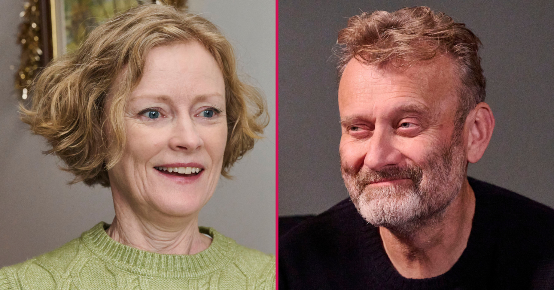 Claire Skinner and Hugh Dennis