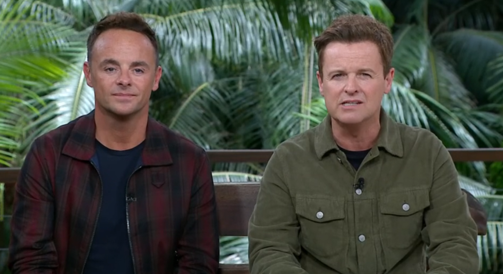 Ant & Dec look into the camera as they announce 'massive surprise' on I'm A Celebrity