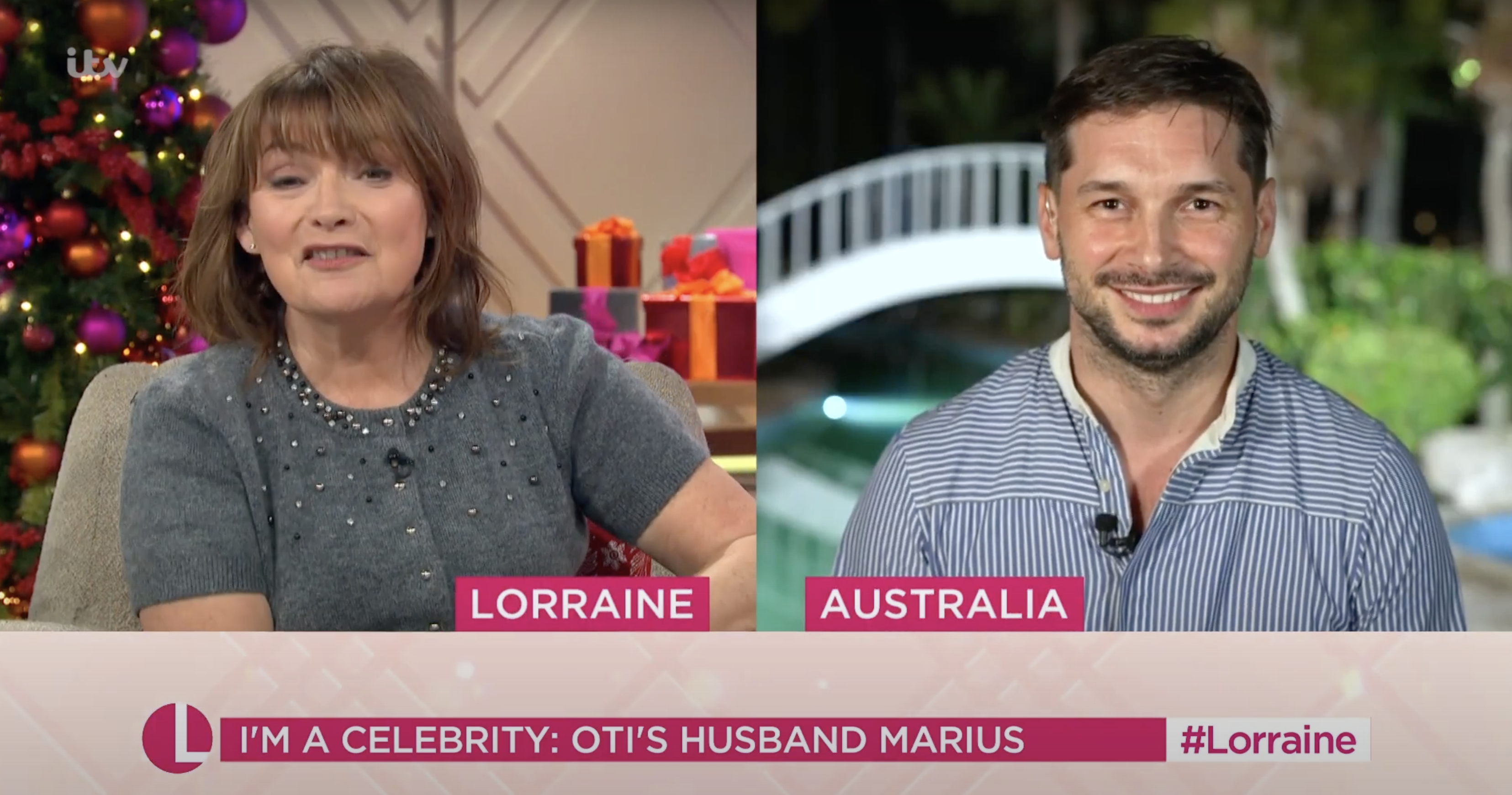 Oti Mabuse's husband Marius appeared on Lorraine