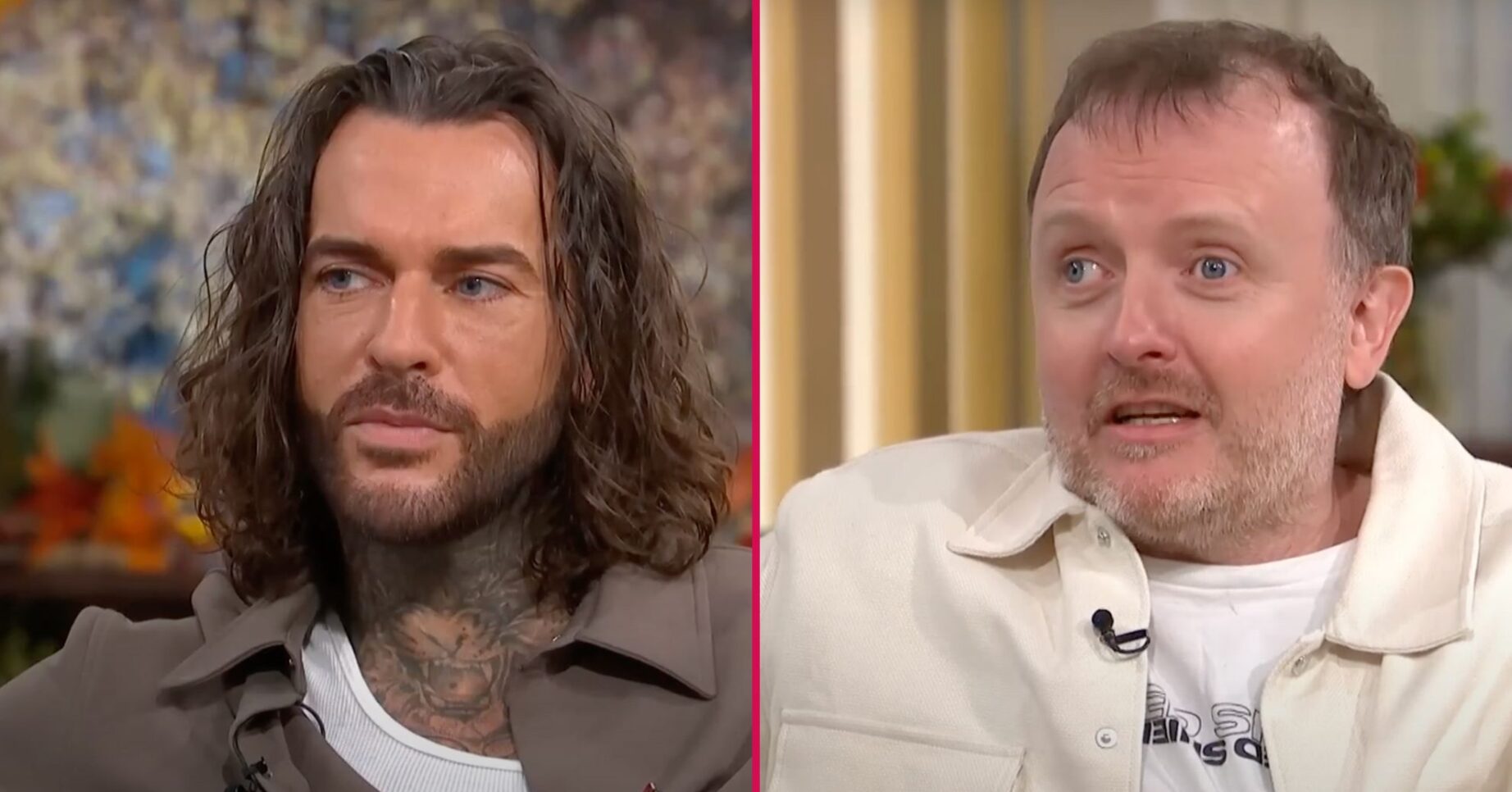 Pete Wicks and Chris McCausland on This Morning