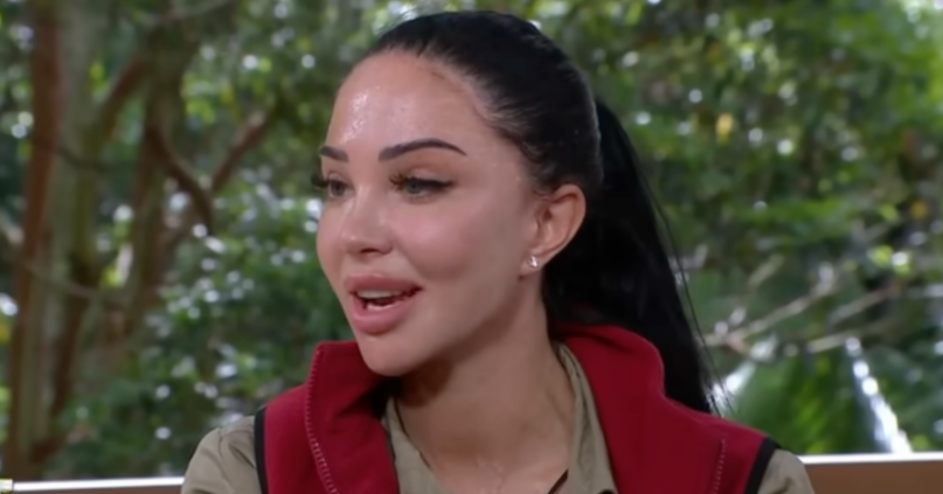 Tulisa speaking in her I'm A Celeb exit interview