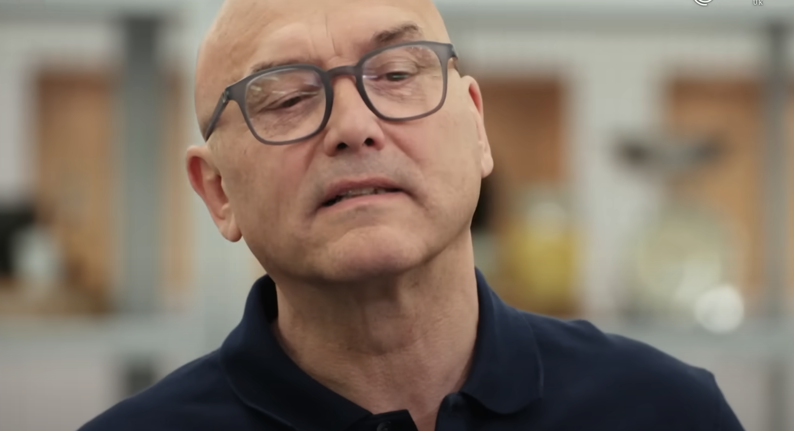 Gregg Wallace inspecting food on MasterChef