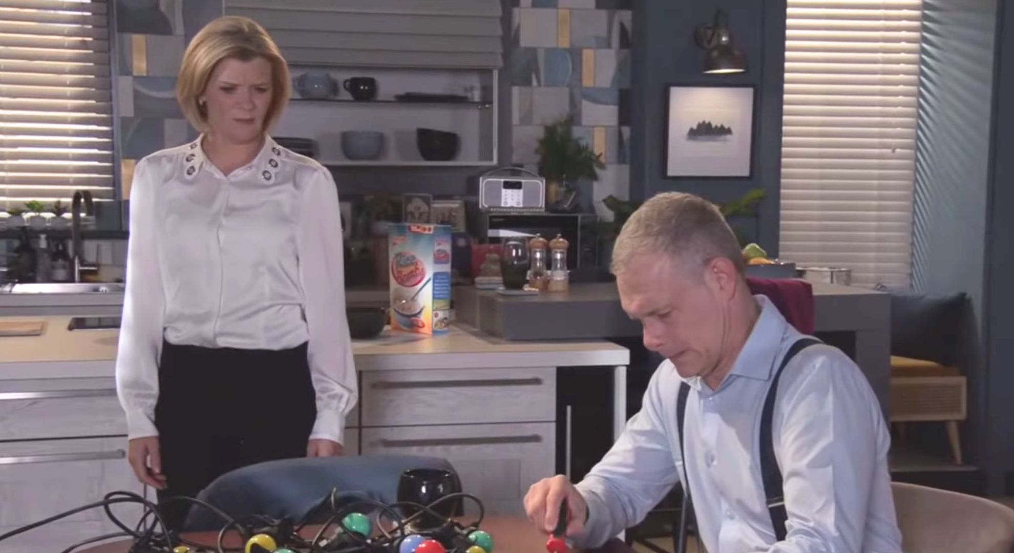 Nick and Leanne on Coronation Street