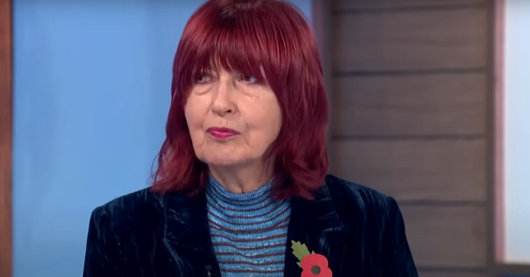 Janet Street-Porter on Loose Women discussing her rehabilitation after hip replacement