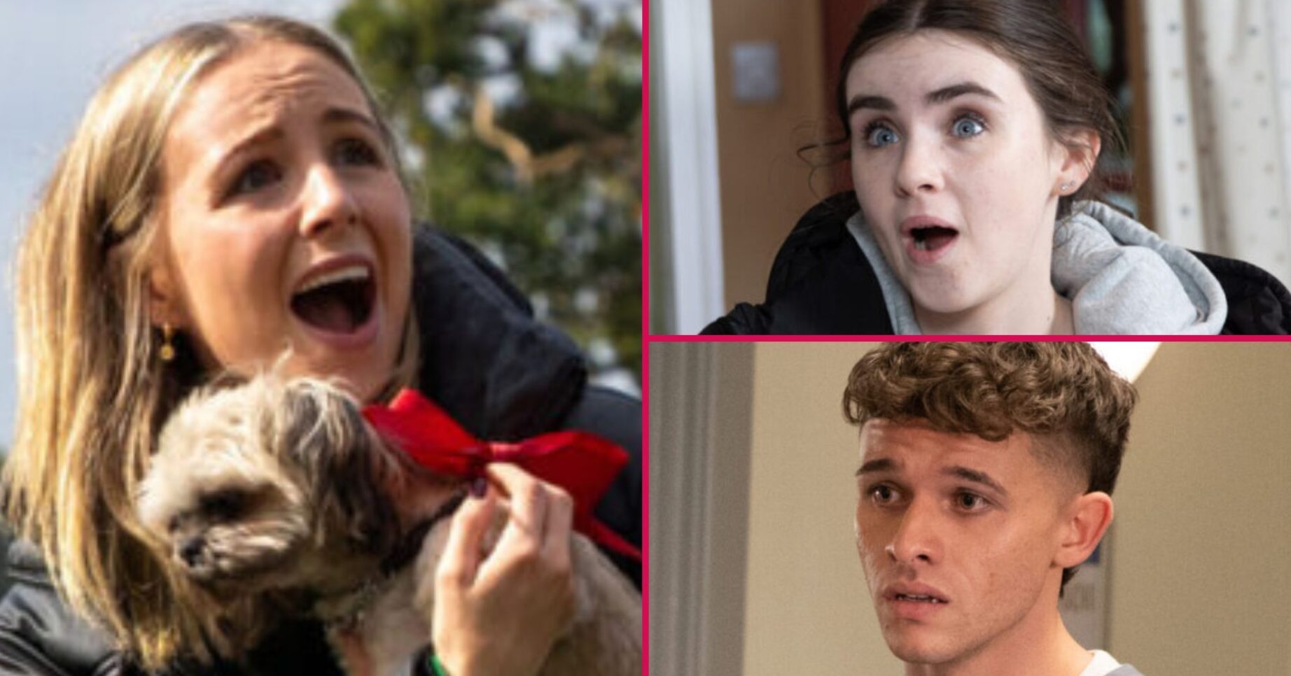 Emmerdale's Belle, Piper, April, Jacob