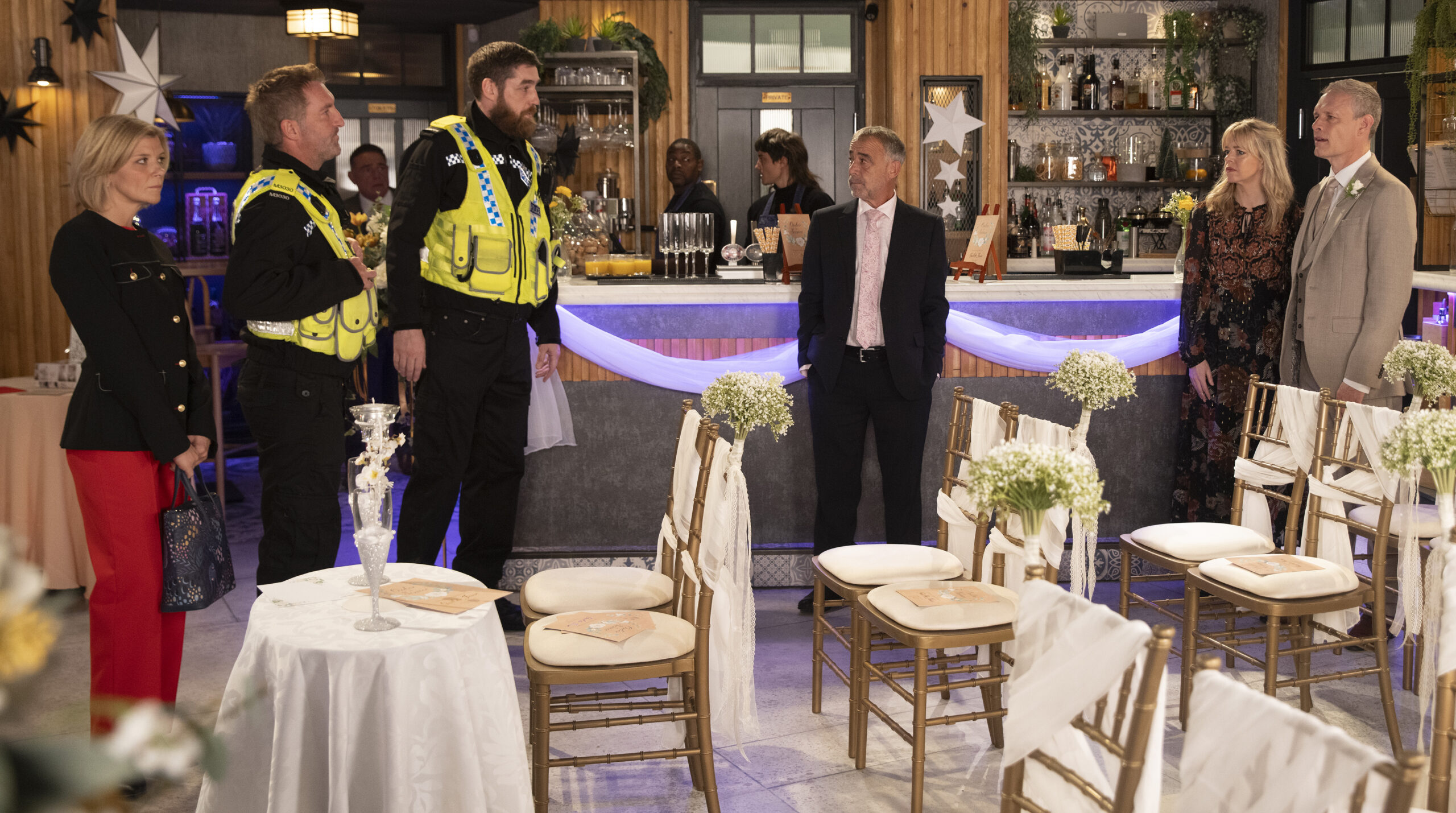 Nick, Toyah and Leanne on Coronation Street