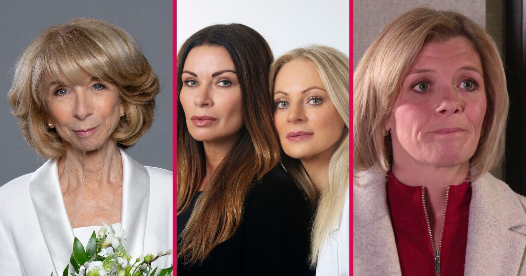 Gail, Swarla and Leanne on Corrie