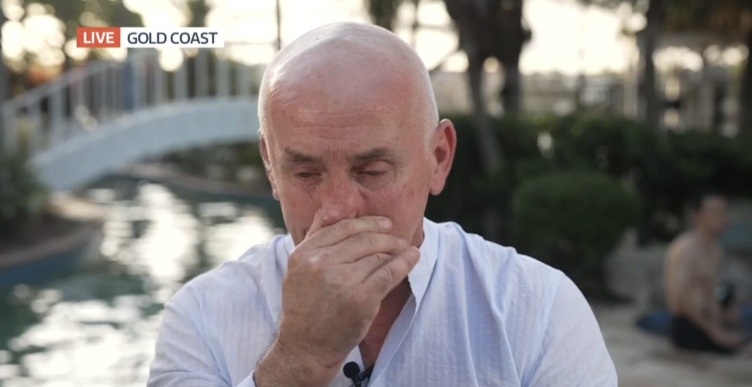 Barry McGuigan crying on Good Morning Britain