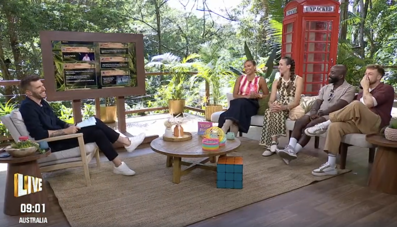 I'm A Celebrity Unpacked hosts