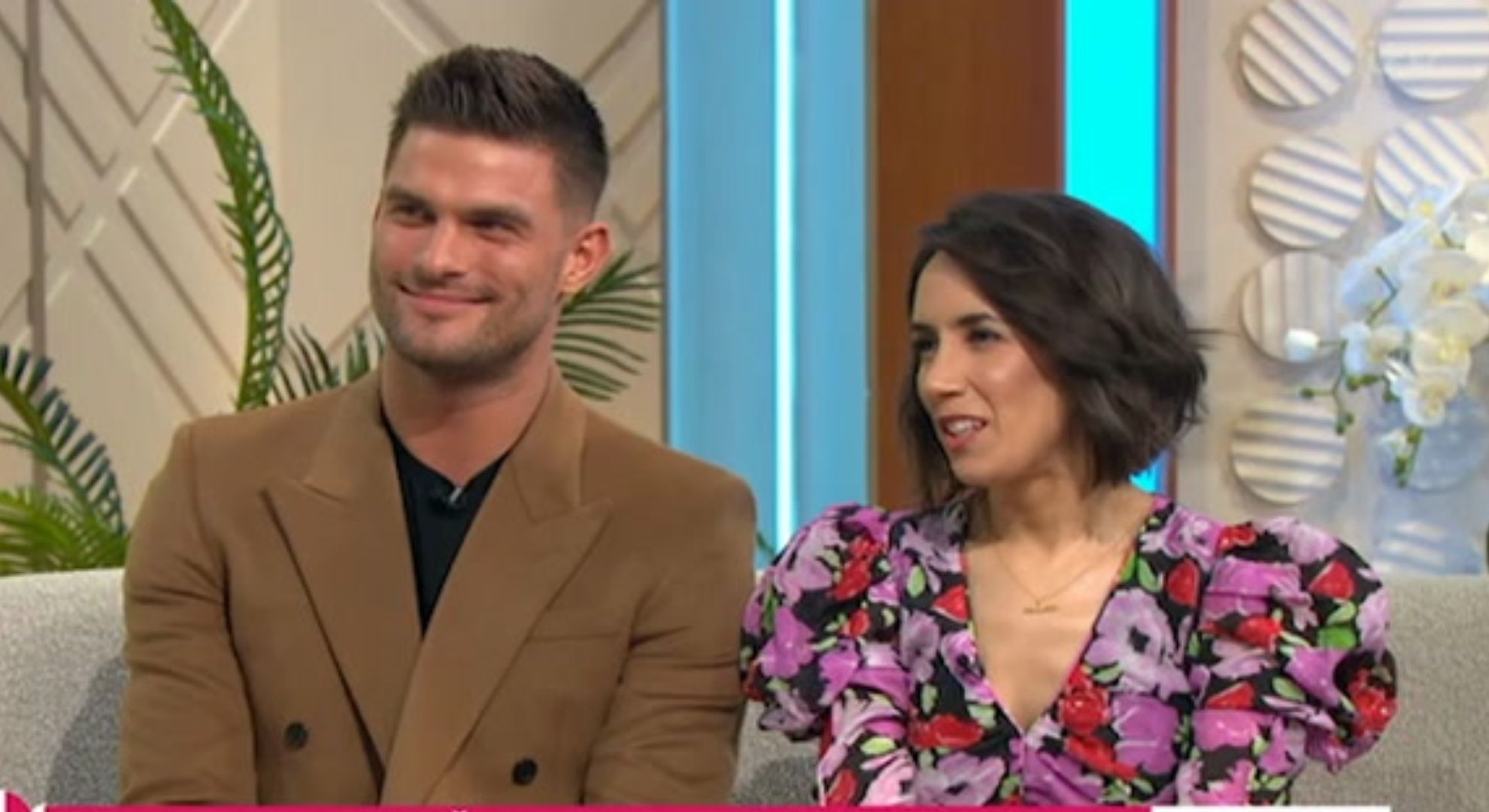 Janette Manrara and Aljaz Skorjanec on Lorraine