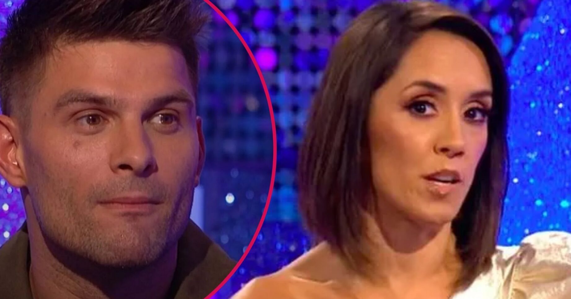 Janette Manrara and Aljaz Skorjanec on It Takes Two