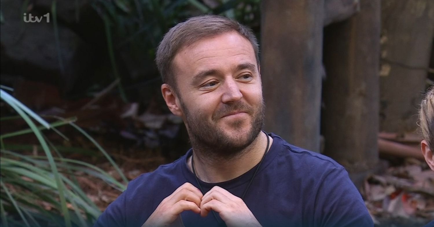 Alan Halsall smiling on I'm A celebrity