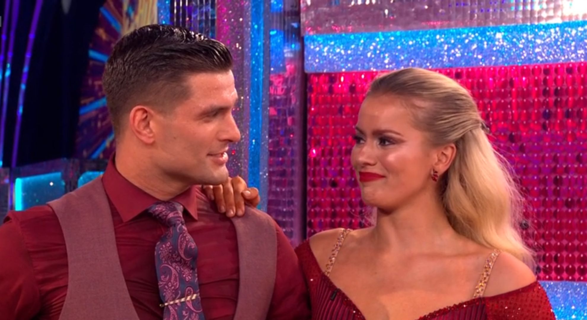 Tasha and Aljaz on Strictly