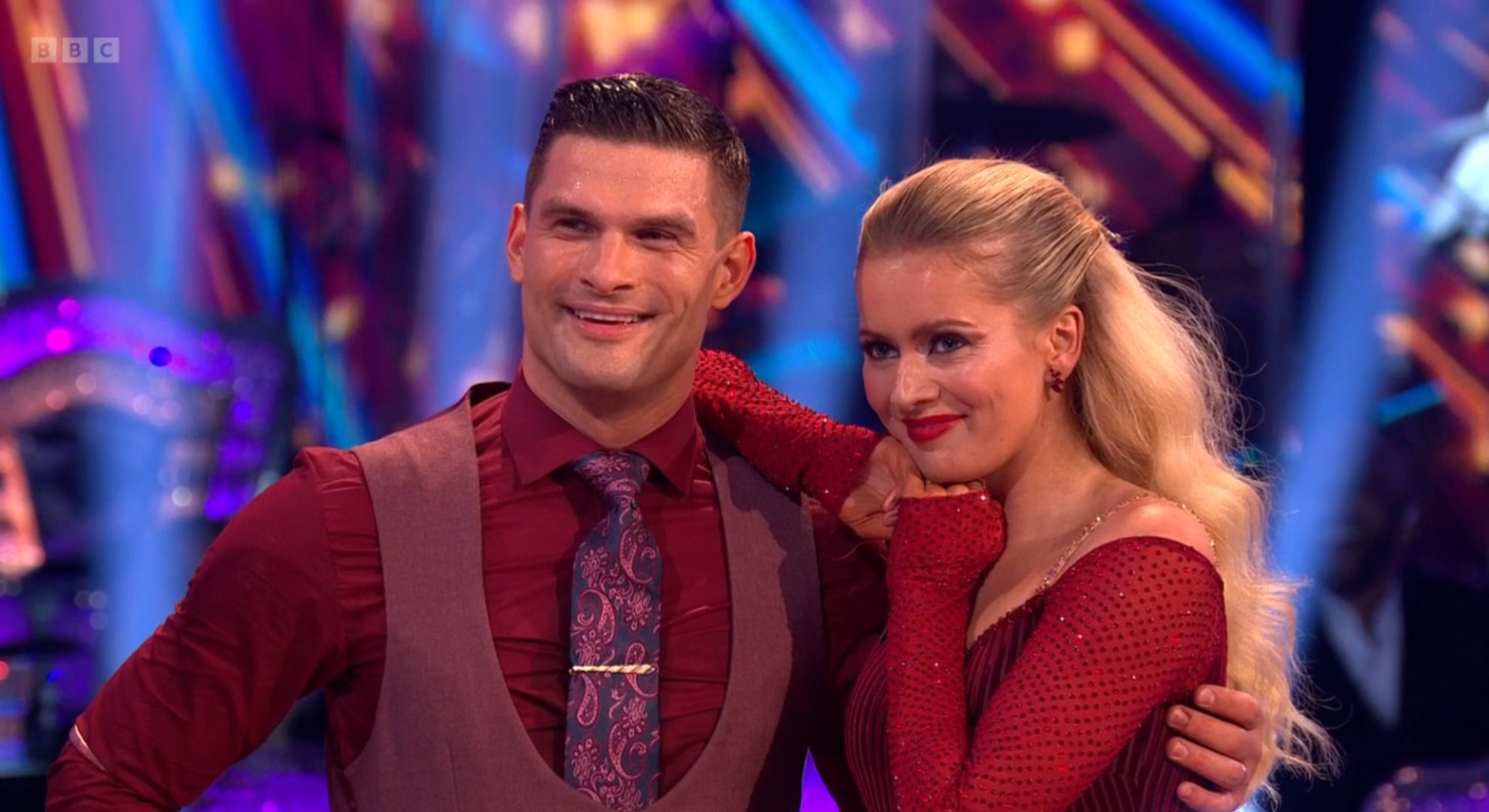 Aljaz and Tasha on Strictly