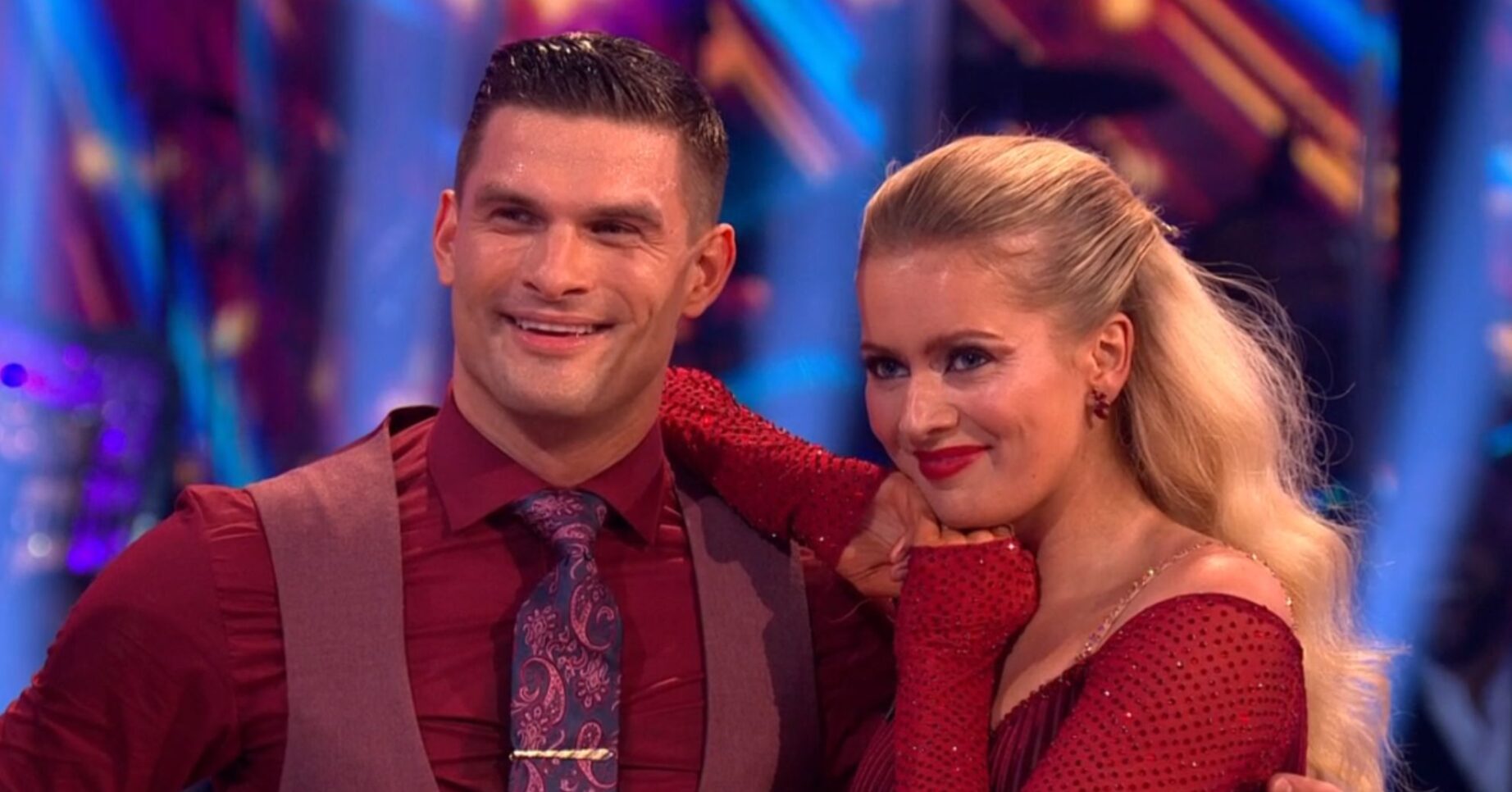 Tasha and Aljaz on Strictly