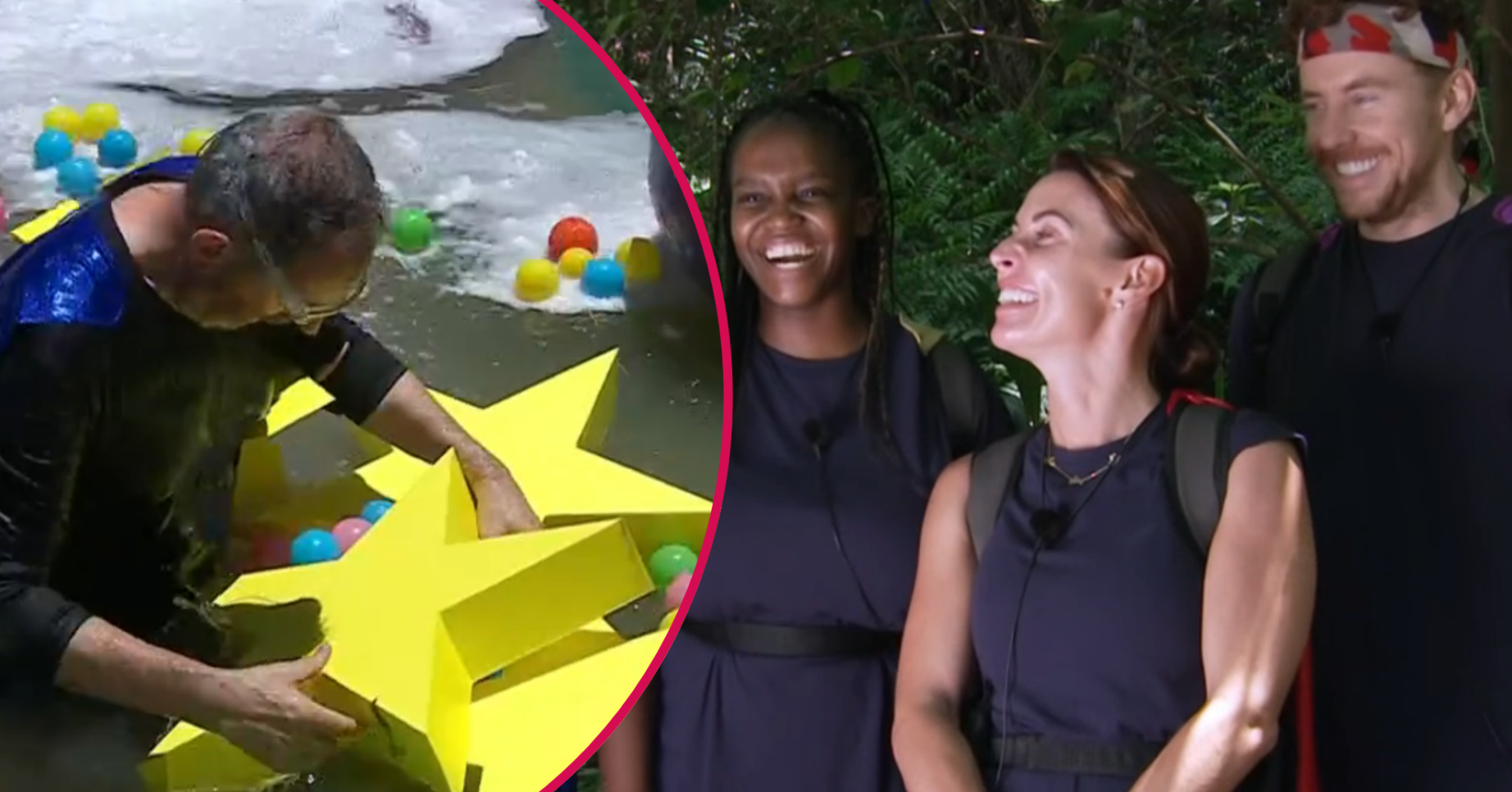 The final four I'm A Celebrity stars taking on Cyclone