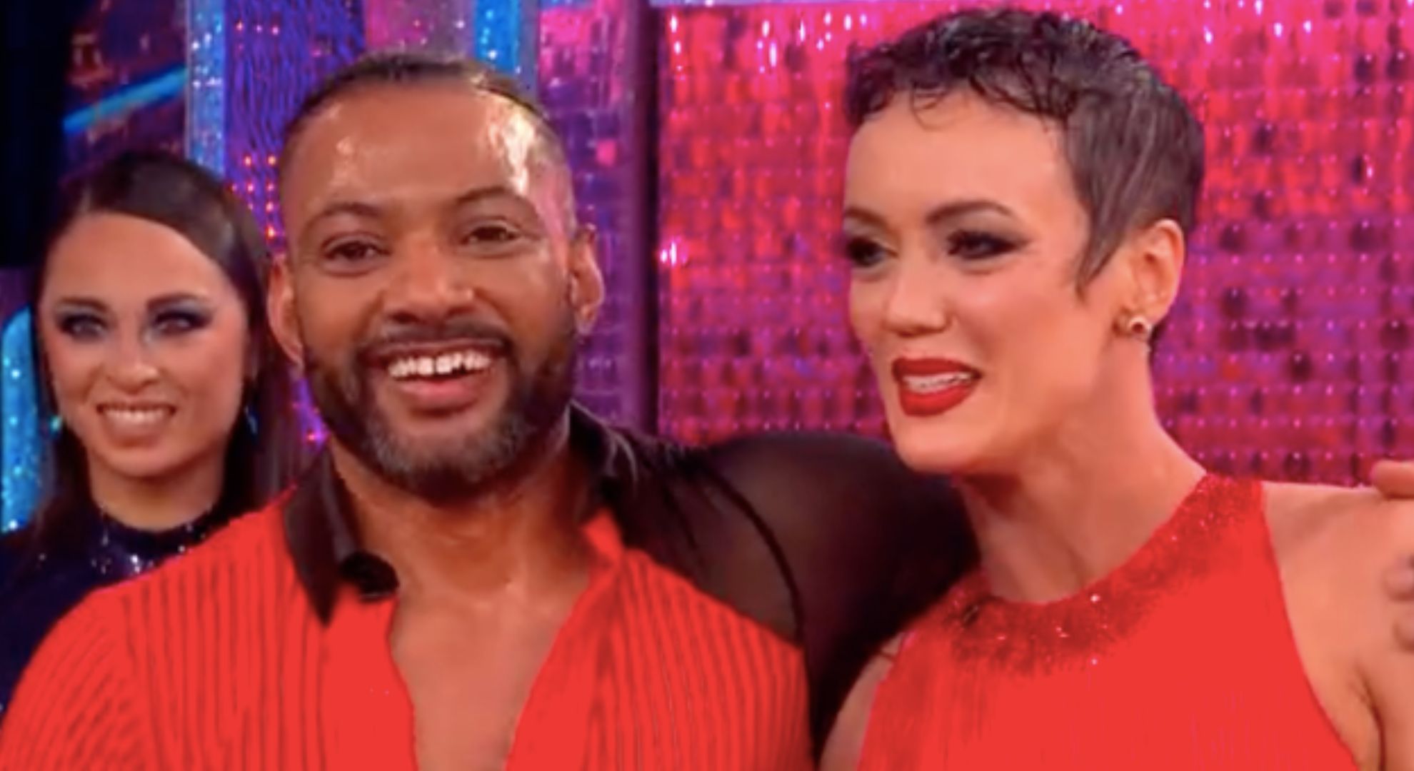 JB and Lauren on Strictly