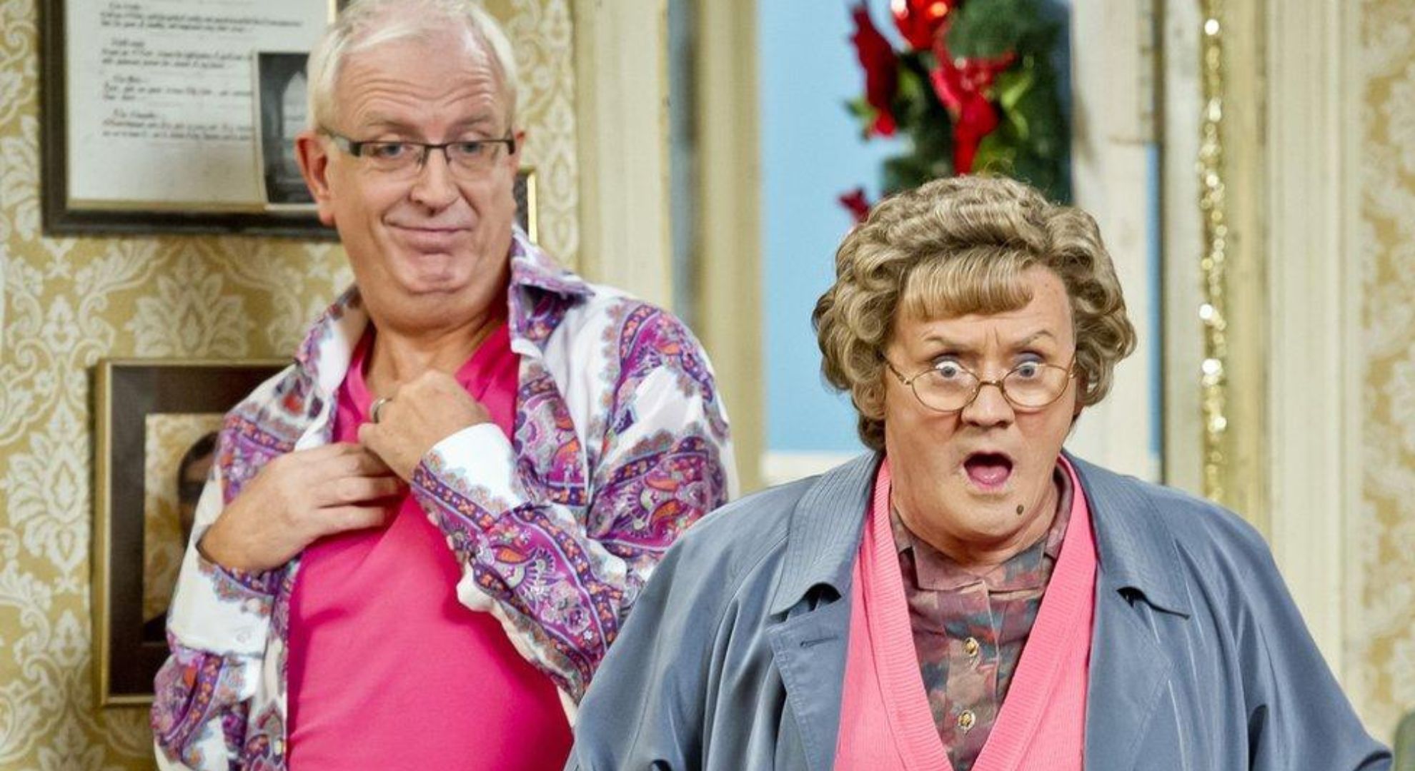 Rory Cowan and Brendan O'Carroll on Mrs Brown Boys