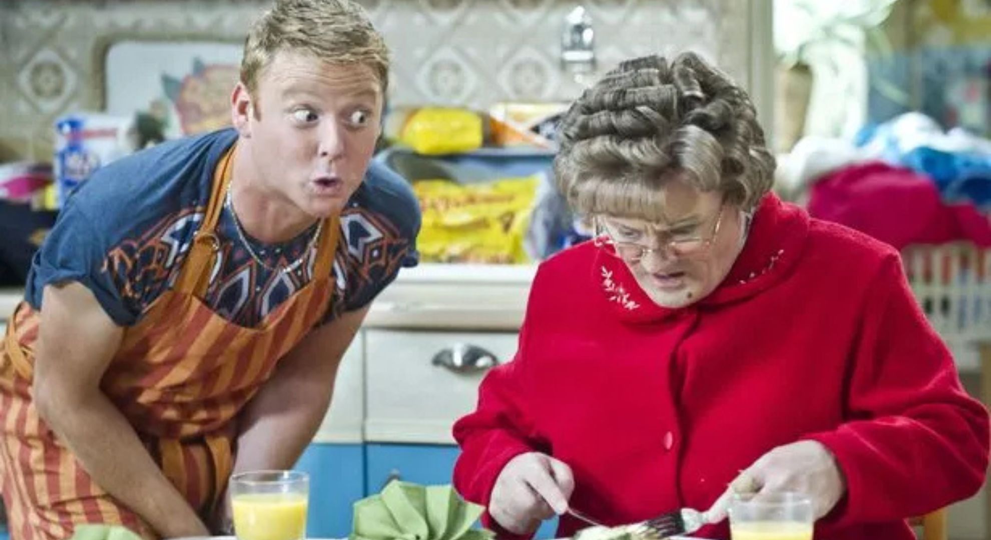 Gary Hollywood and Brendan O'Carroll on Mrs Brown Boys