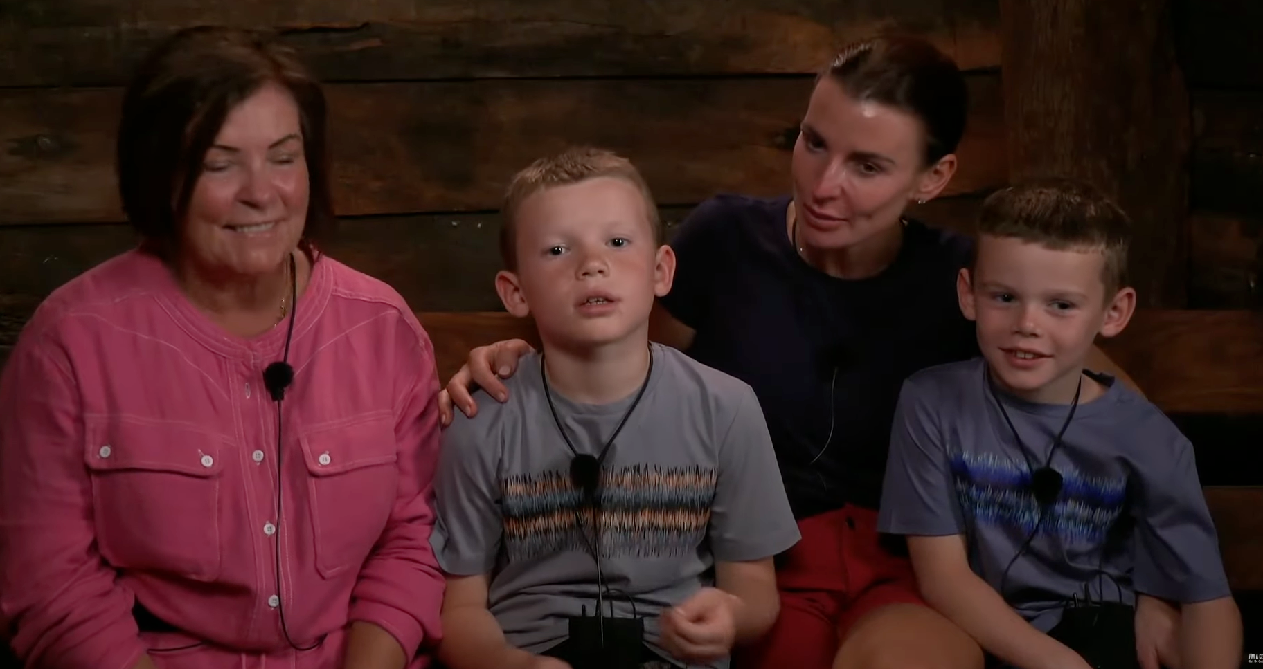 Coleen Rooney with her kids 