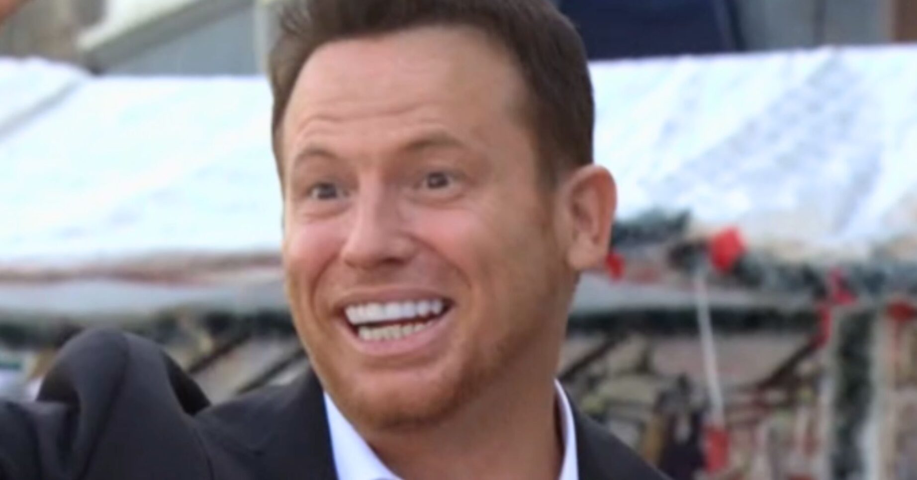 EastEnders' Mickey smiling