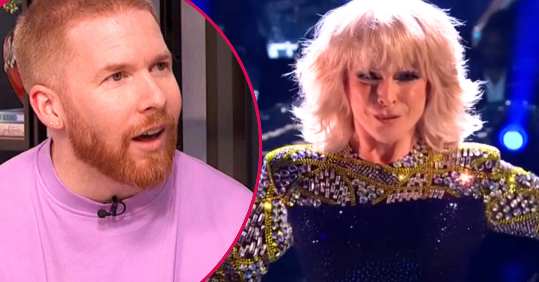 Split image of Neil Jones and Toyah Willicox as the singer talks about age gap
