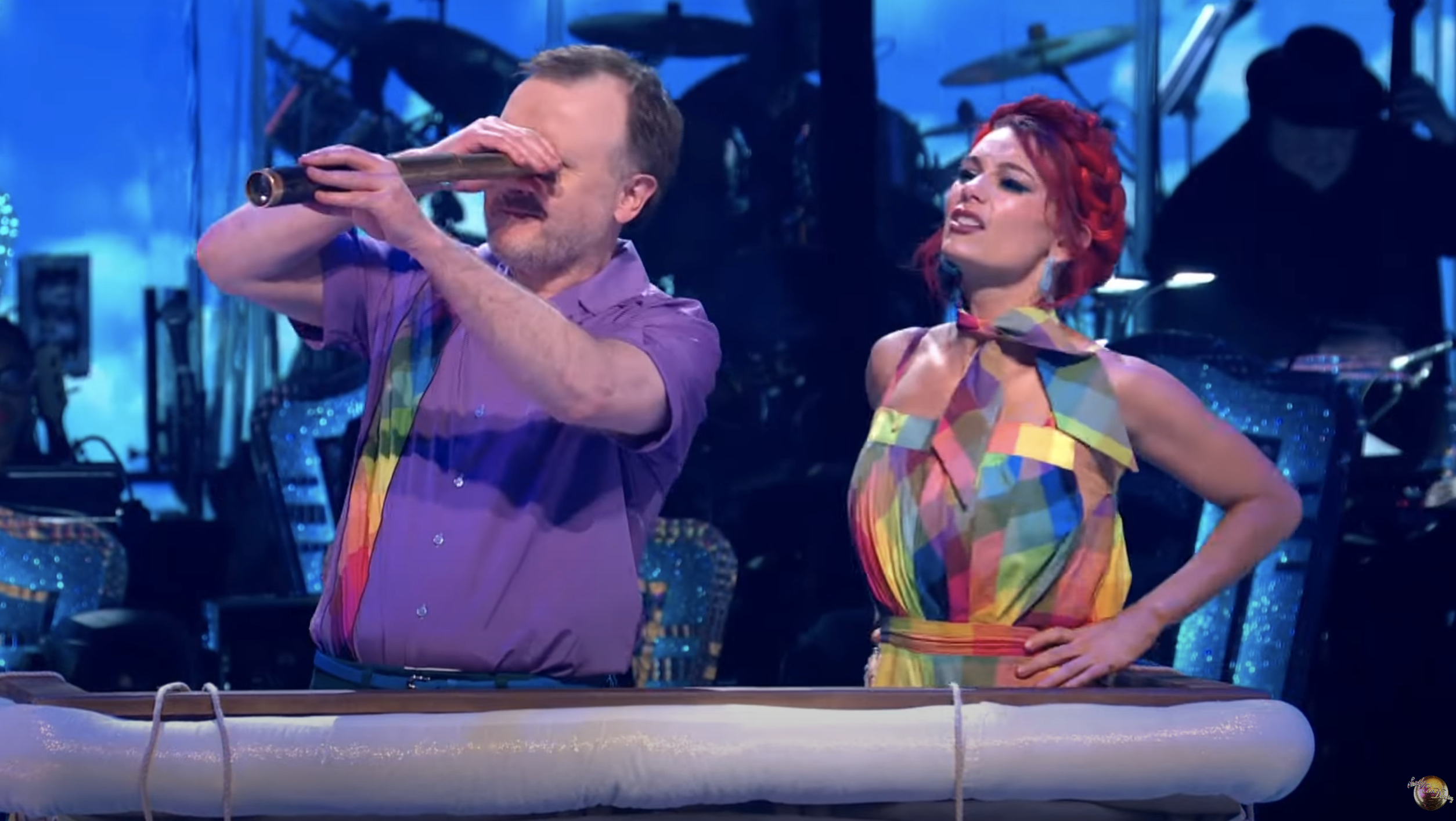 Chris McCausland and Dianne Buswell on Strictly Come Dancing