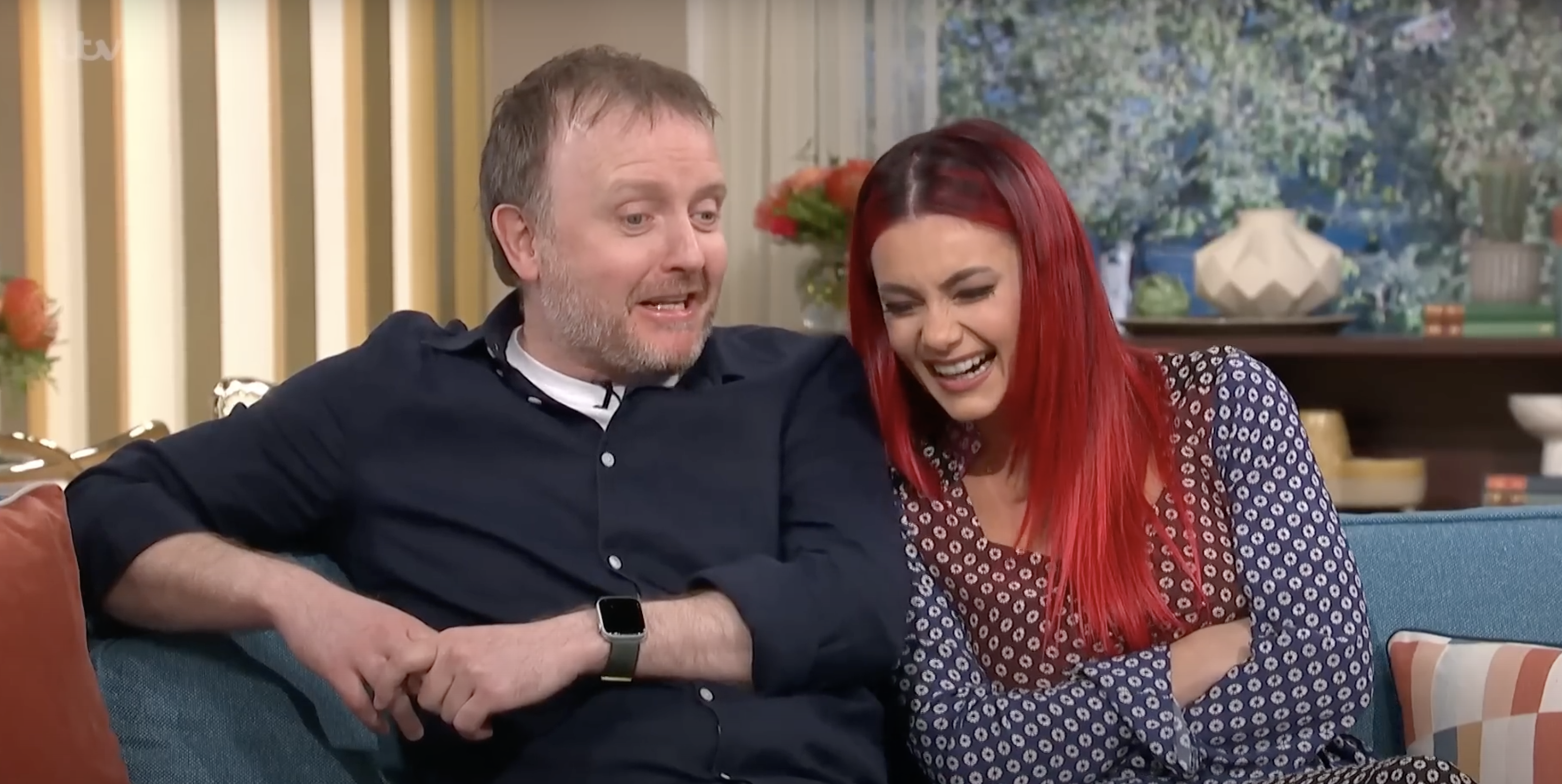 Chris McCausland and Dianne Buswell on This Morning