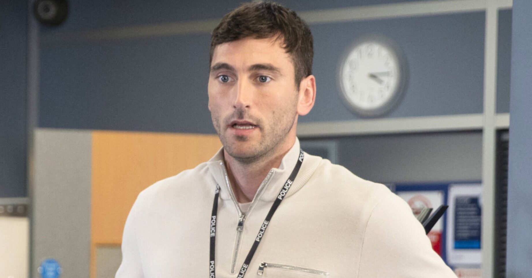 Kit looks shocked on Coronation Street (Credit: ITV/Composite: ED!)