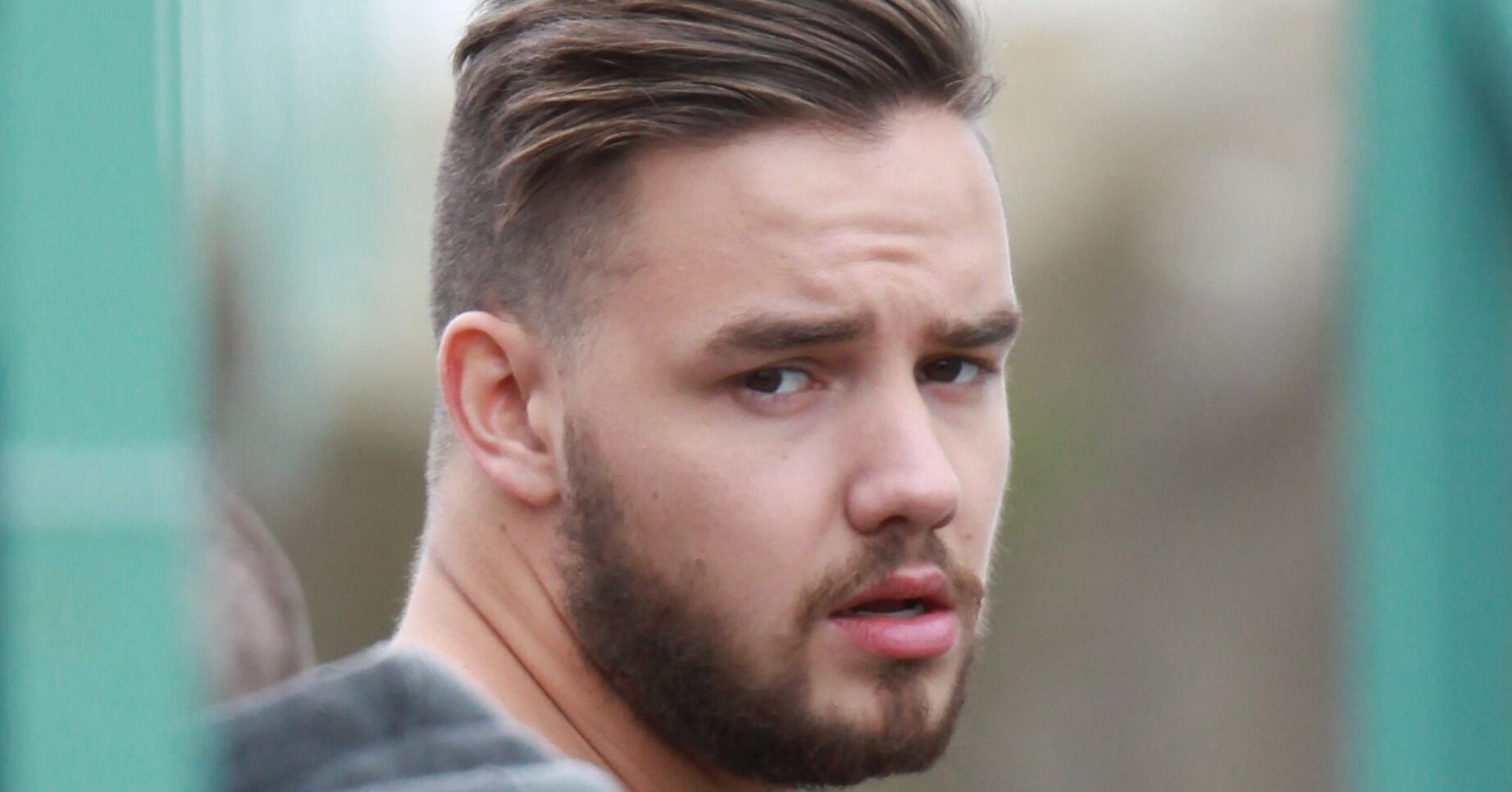 Liam Payne with shocked expression