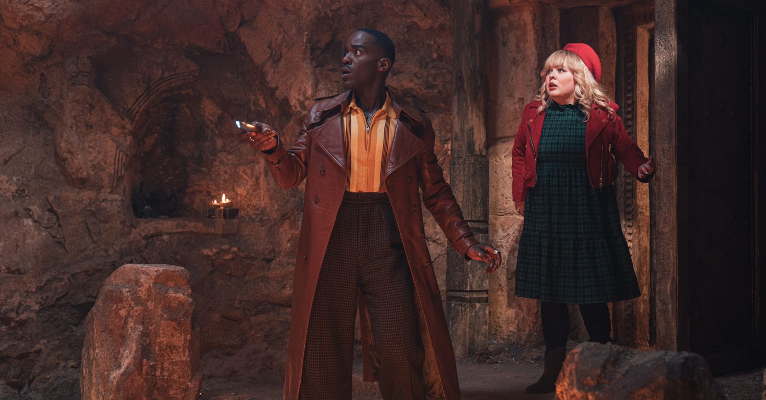 Ncuti Gatwa and Nicola Coughlan on Doctor Who 